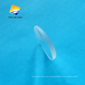 Lente cilíndrica plano-convexa de sílice fundida óptica UV